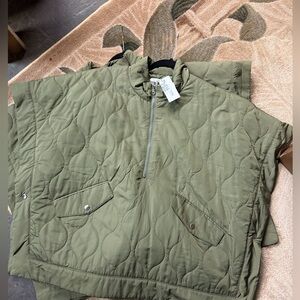 Ellison Olive Green Puffer Jacket